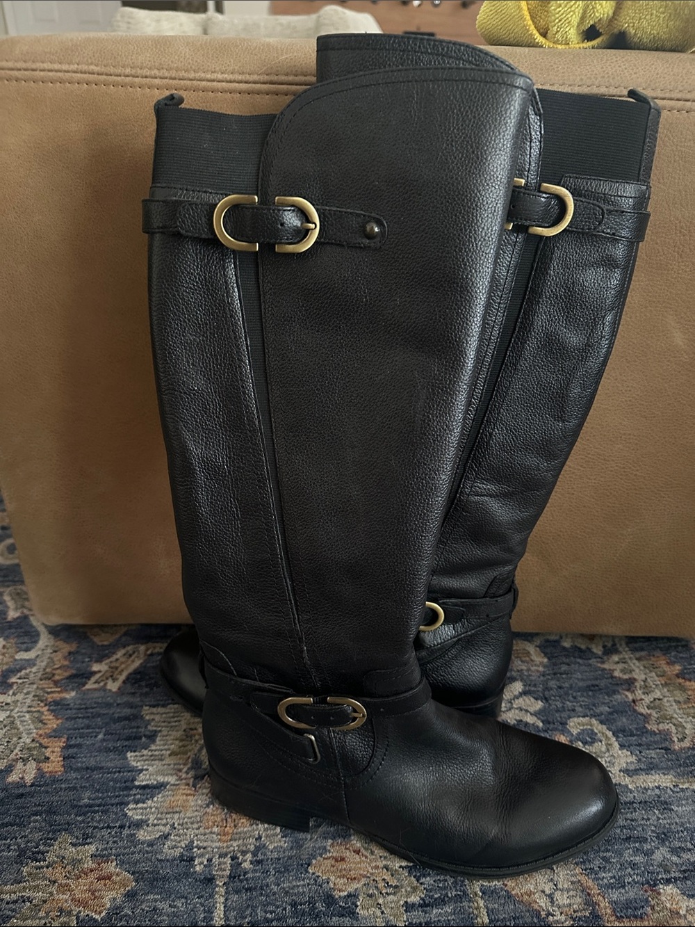 Naturalizer Jennings black riding boots